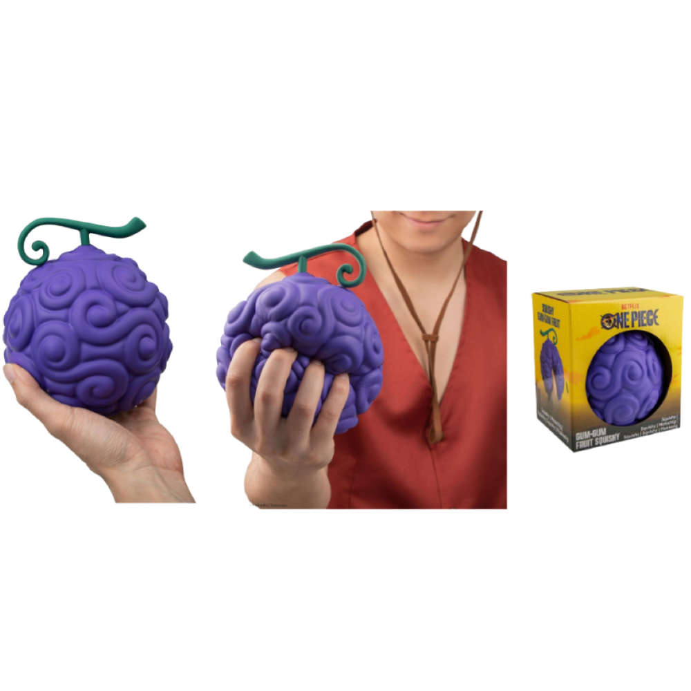 PREORDINE YuMe - Squishy - One Piece Gum-Gum Fruit - SOLID CTN (6 Units) 17919 *LUGLIO