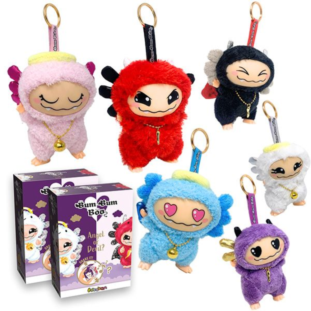 SBABAM - BABY LOVE BUMBUM BOO - Mini Figure Mystery Box con Portachiavi, Serie 1 (6 Personaggi da Collezionare)