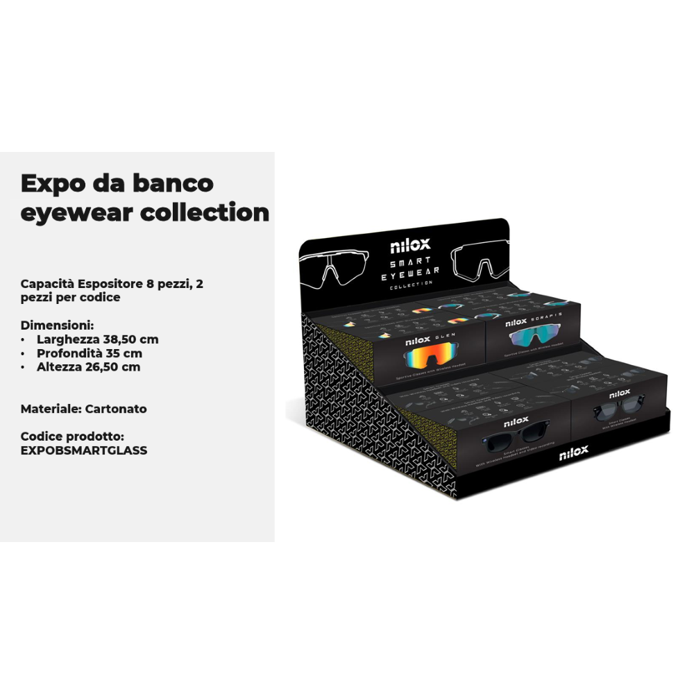 NILOX SMART AI GLASSES ESPO DA BANCO EYEWEAR COLLECTION