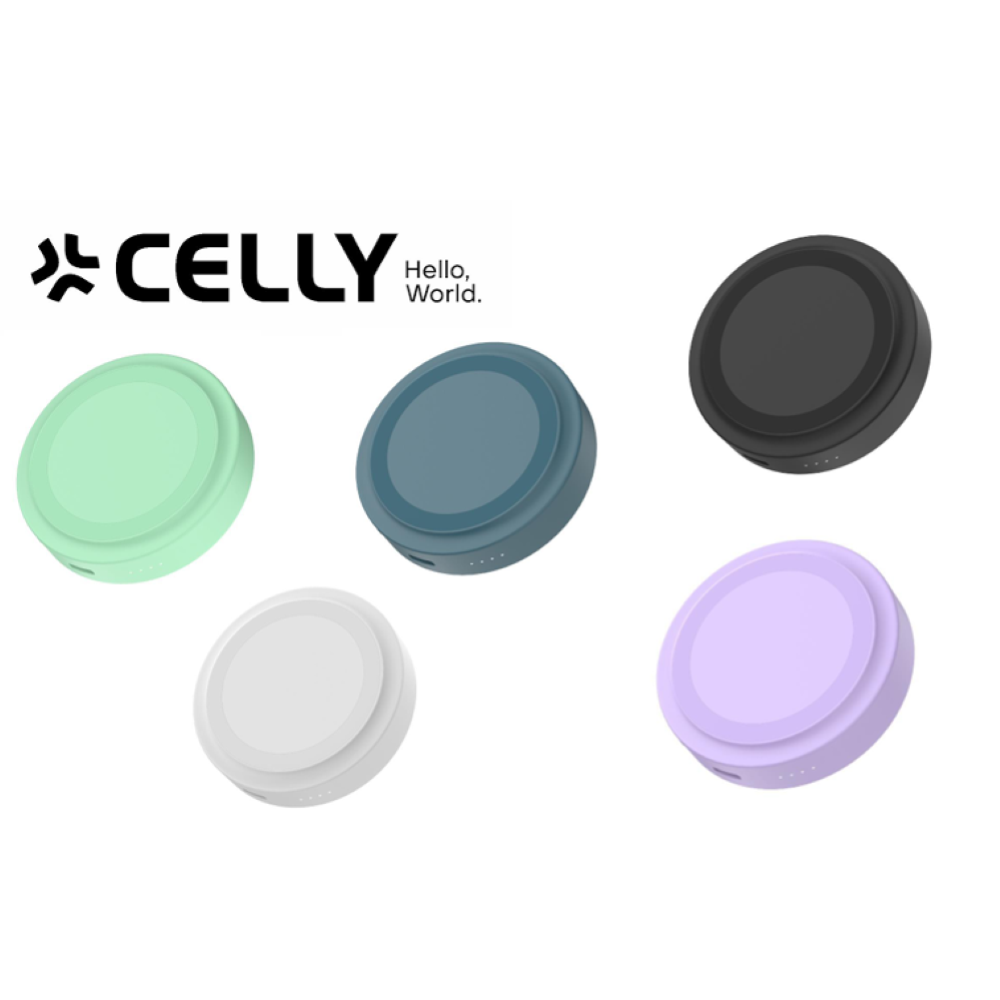 CELLY 5W CIRCLE POWERBANK MAGSAFE 3000 MAH MAGPB3000BK
