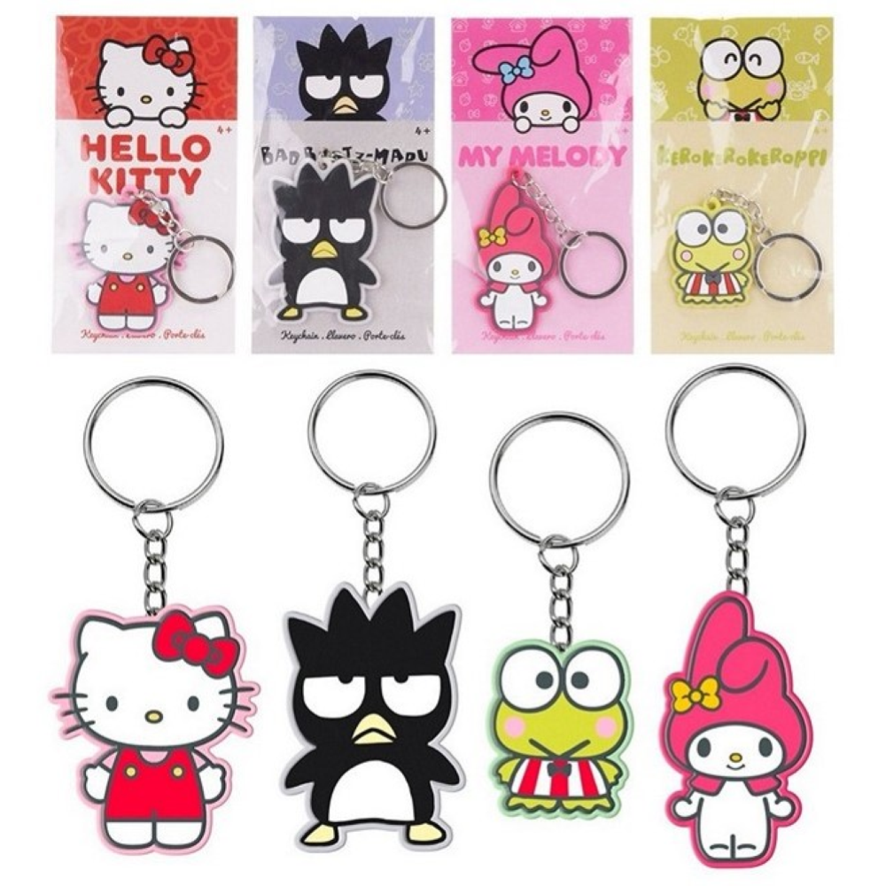 Hello Kitty Portachiavi 2D PVC 4 assortitis 8x15cm