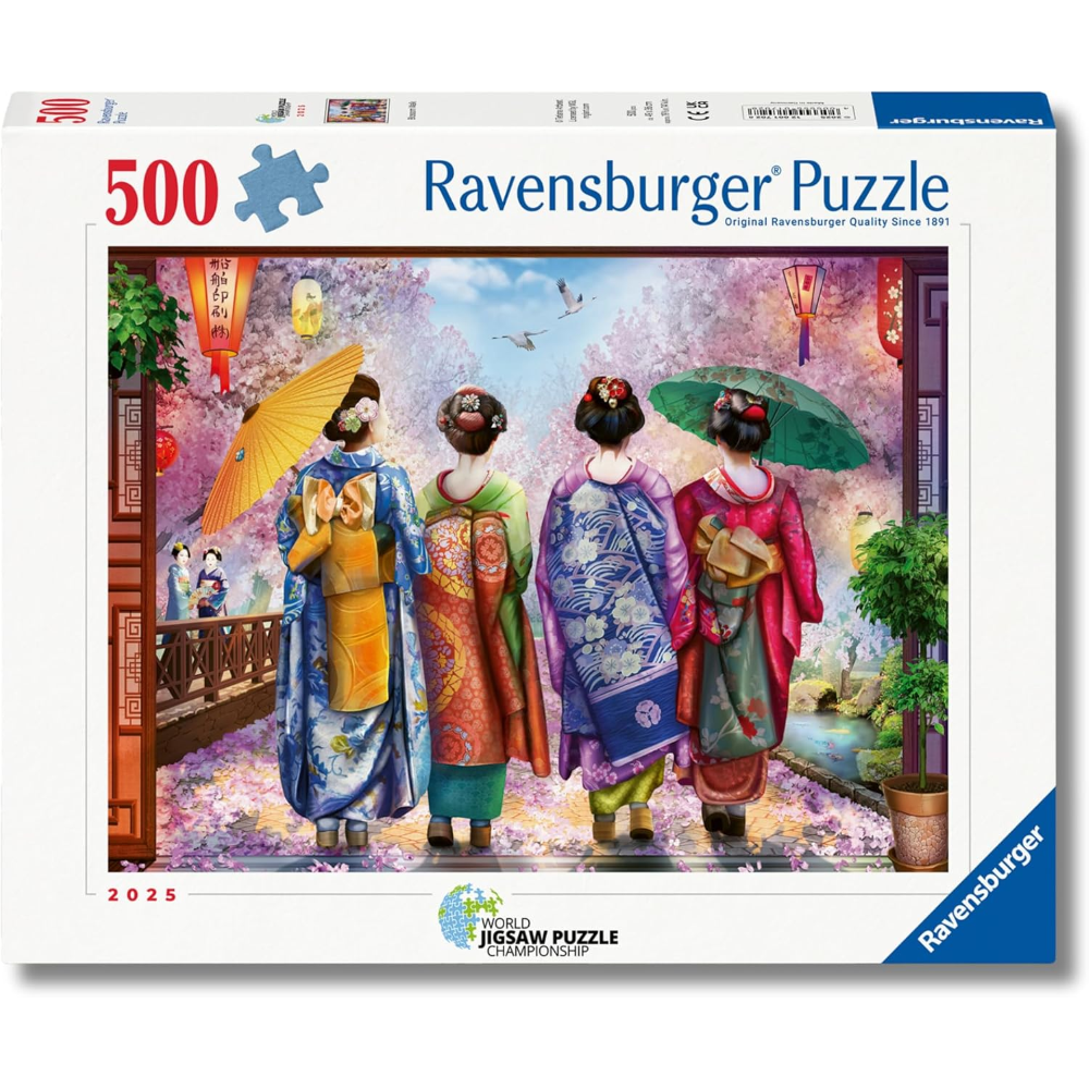 Ravensburger Puzzle 500 PC - Passeggiata in fiore 