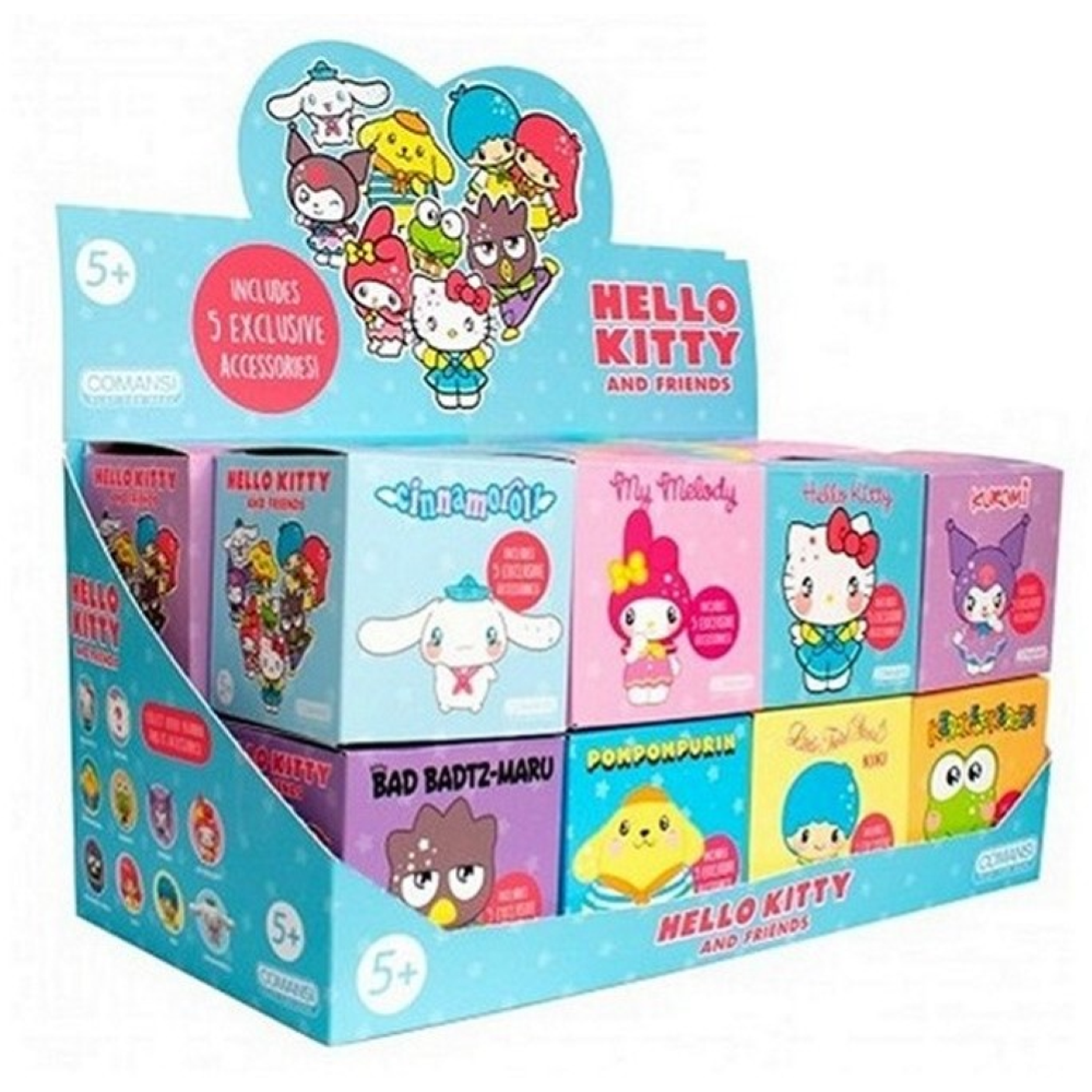 Hello Kitty and Friends Friendship Box 8,5x8,5cm 10 assortitis in display (16)