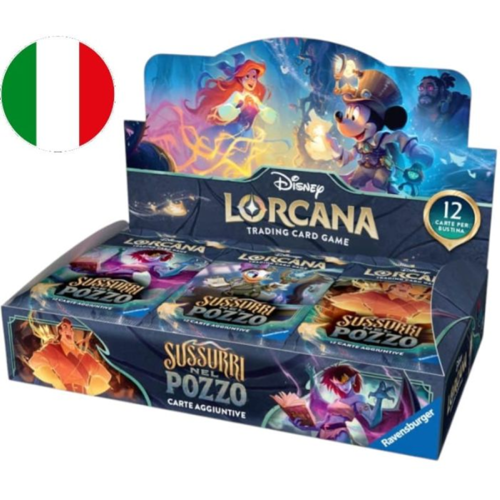 LORCANA - BOX 24 BUSTE - 10WHI SUSSURRI NEL POZZO Booster Pack Display ITA 14/11/2025