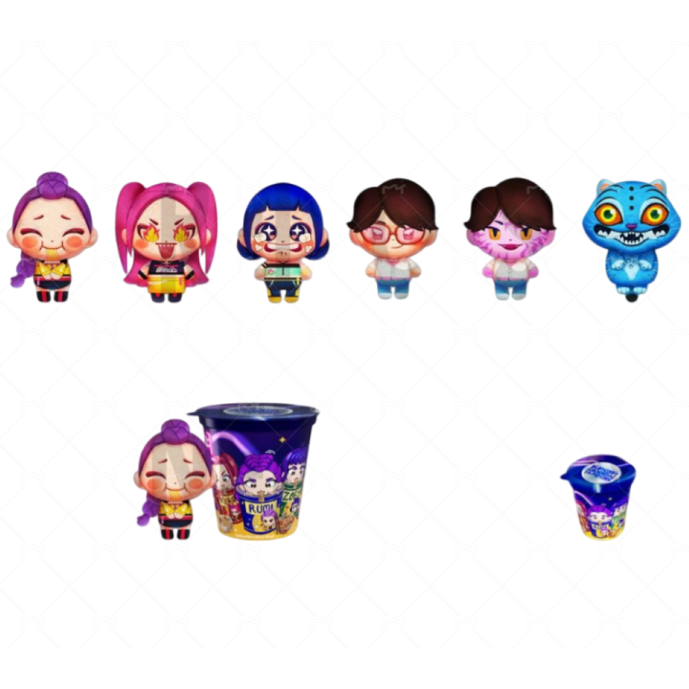 PREORDINE Rei Toys KPOP Demon Hunter  Personaggi a sorpresa in Tazza Ramen 8 cm Assortimento KPOP0600 *LUGLIO