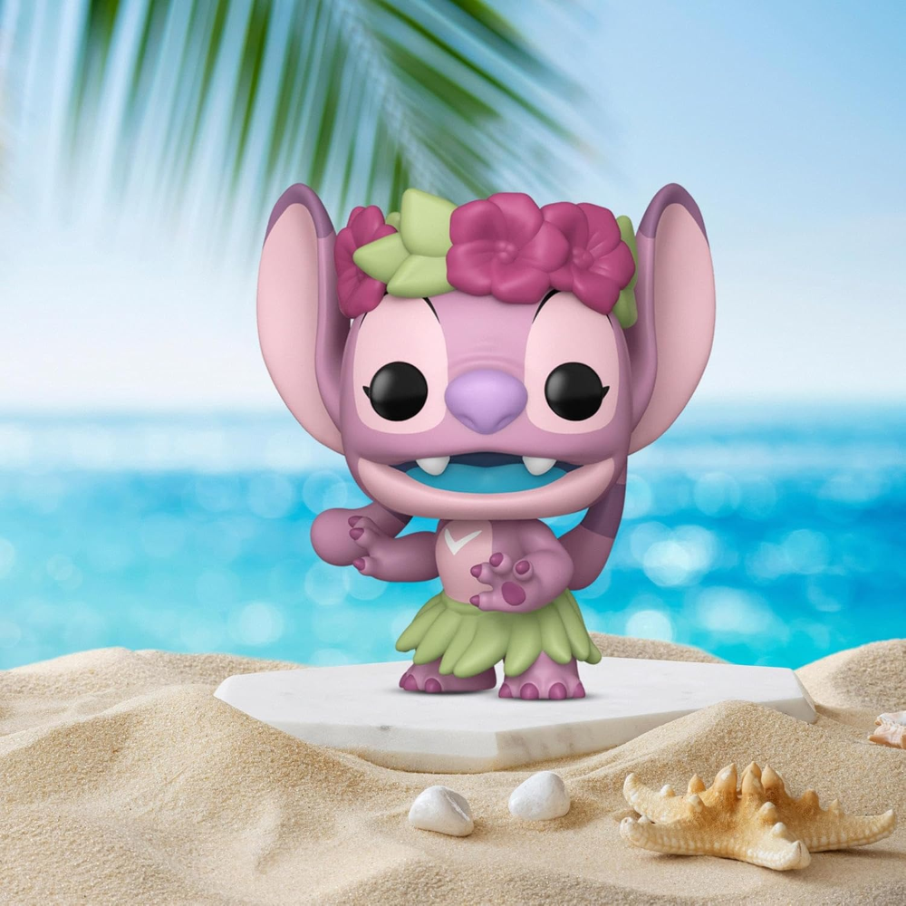 FUNKO POP DISNEY: STITCH COSTUME - VINYL FIGURE 1568 LUAU ANGEL 9CM - 86274