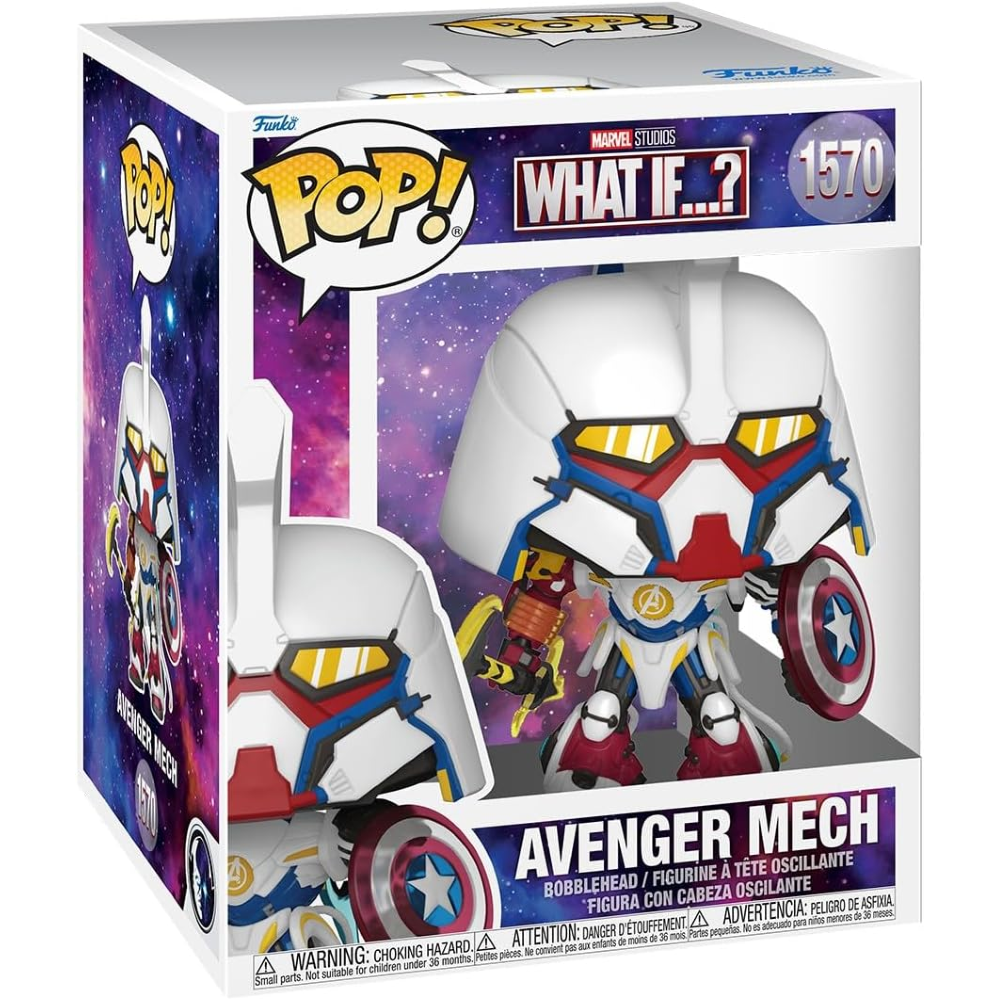 FUNKO POP SUPER MARVEL: WHAT IF...? - VINYL FIGURE 1570 AVENGER MECH 15CM