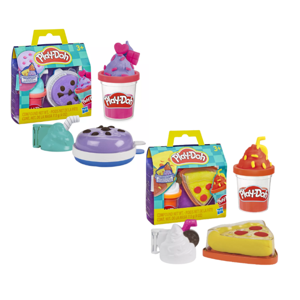 HASBRO - PLAY-DOH - DOLCI DA ASPORTO AST. CON DISPLAY DA BANCO