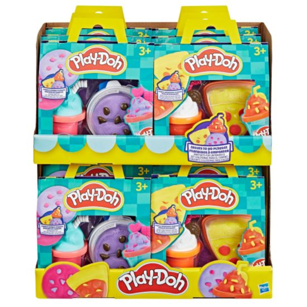 HASBRO - PLAY-DOH - DOLCI DA ASPORTO AST. CON DISPLAY DA BANCO