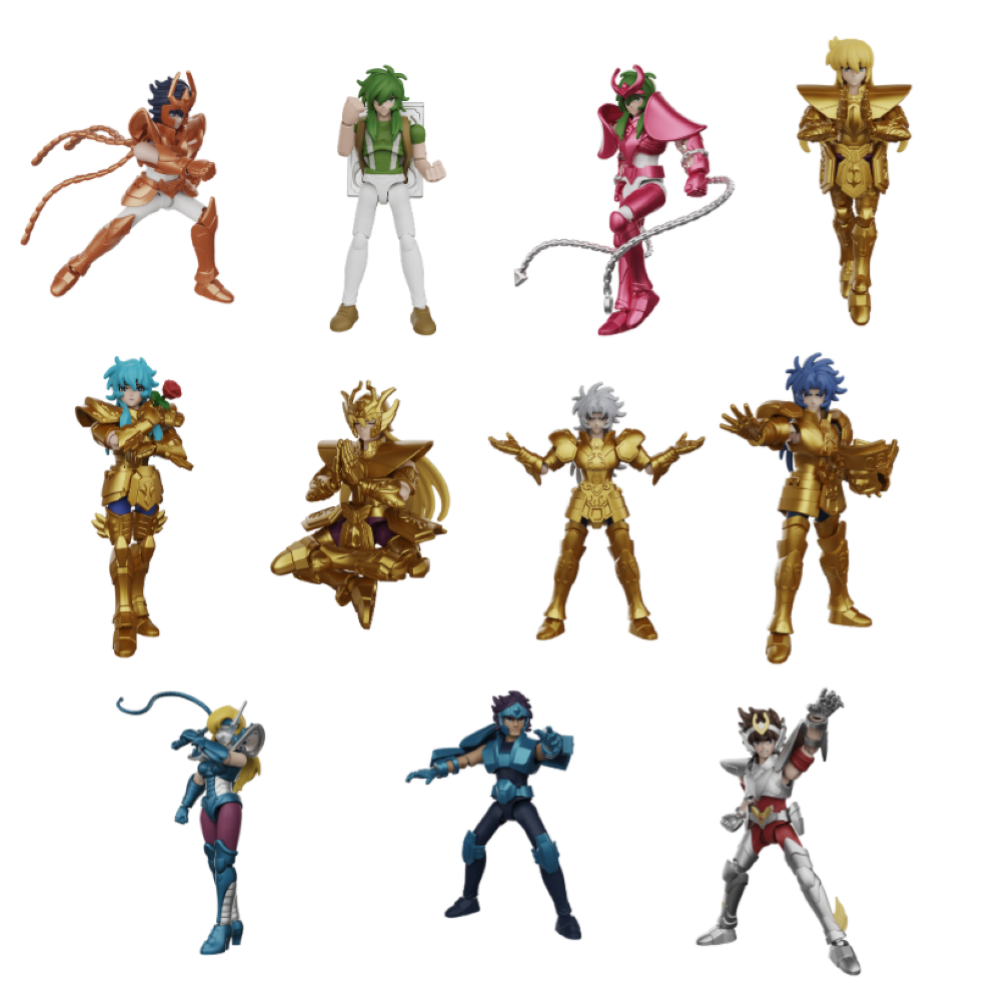 Blokees - Saint Seiya Blind Box - GALAXY VERSION 04 - 75034 Gold Zodiac 2  Blind Box 9  8CM  