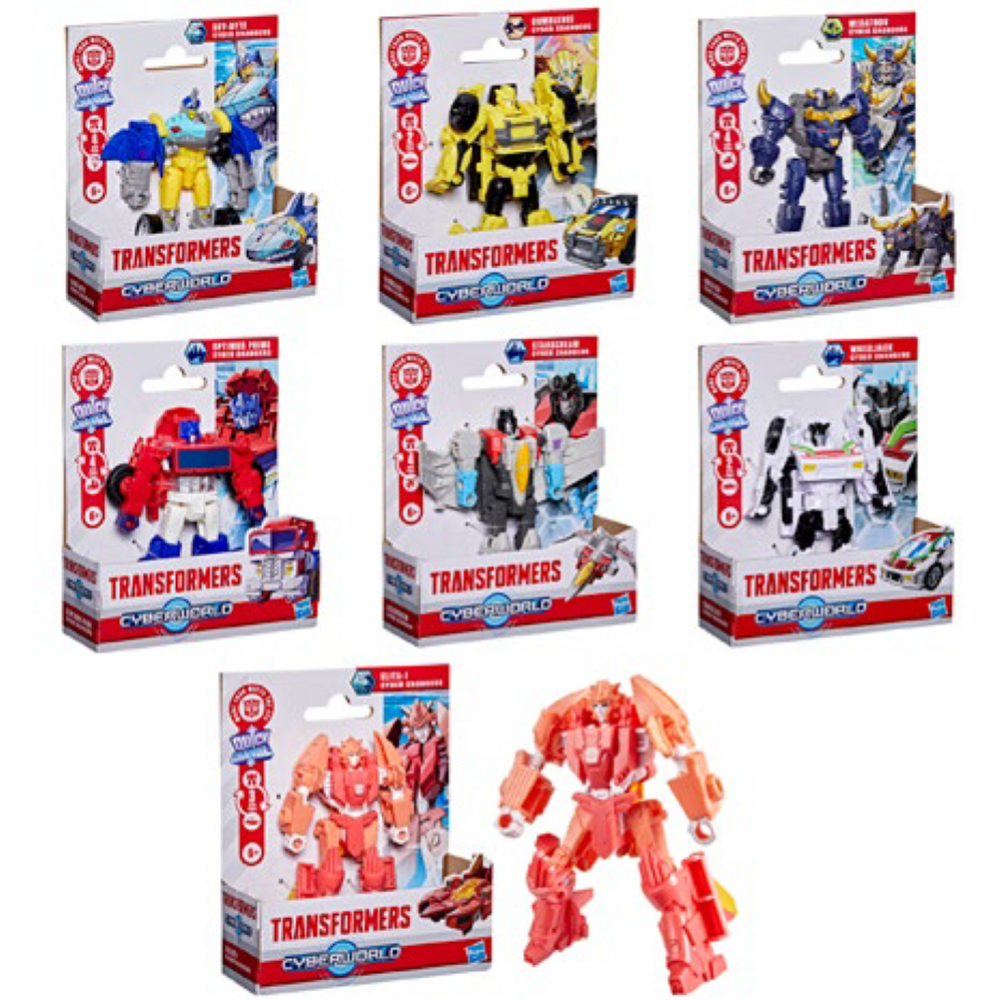 HASBRO - TRANSFORMERS CYBERWORLD CYBER CHANGERS AST. G07465L0