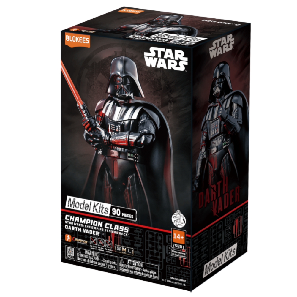 Blokees - Star Wars - Champion Class 01 - 75801 Darth Vader - Evergreen Movie Model Kits *GIUGNO 