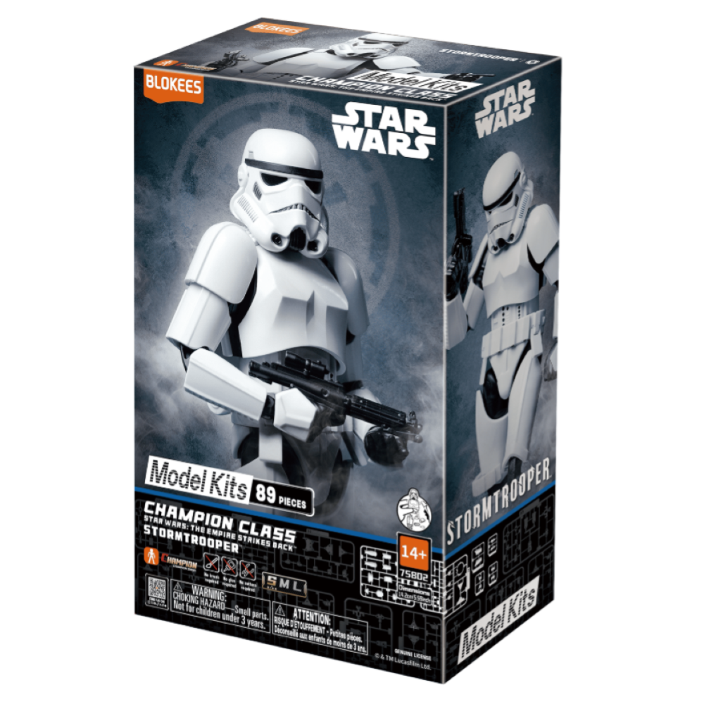 Blokees - Star Wars - Champion Class 02 - 75802 Stormtrooper - Evergreen Movie Model Kits *GIUGNO 