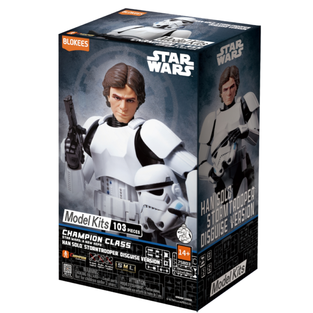 Blokees - Star Wars - Champion Class 03 - 75803 Han Solo - EP: IV A New Hope - Disguise Version Model Kits 