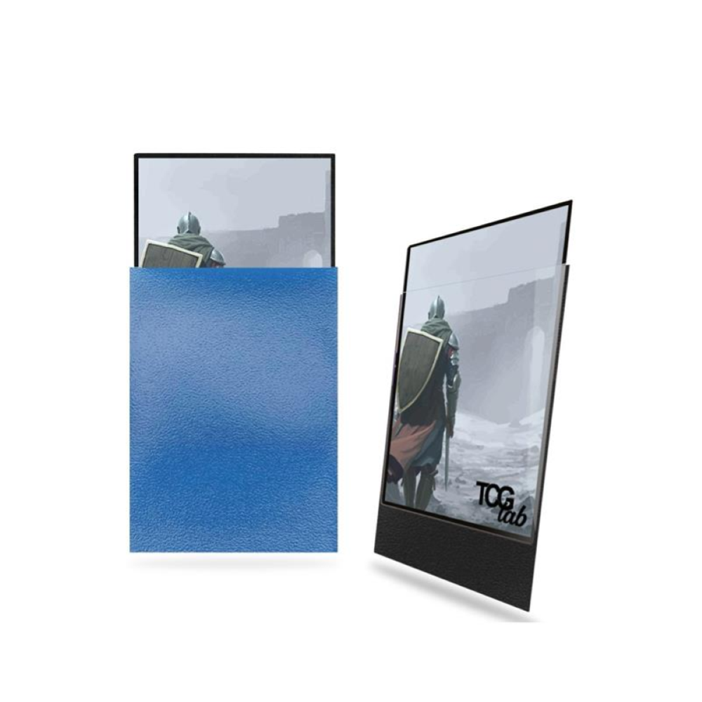 TCG LAB 100 Bustine Protettive Standard - Matte Ultra Clear - Blu