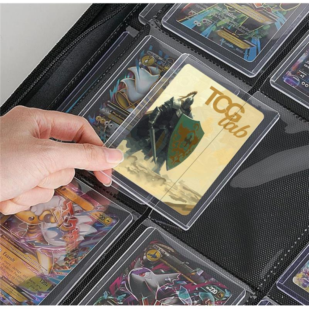 TCG LAB Album per Toploader a 9 Tasche (252 toploader) - Blu