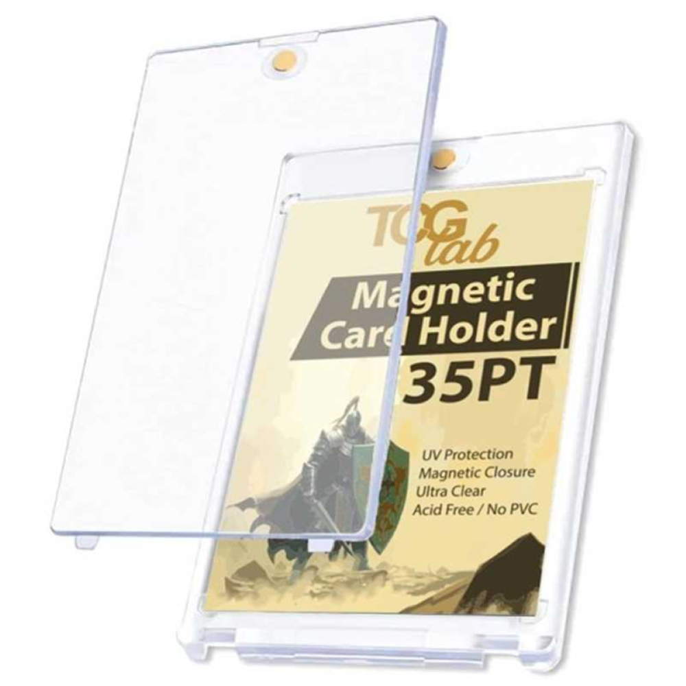 TCG LAB Case Protettivo 35pt per Carta Magnetico in Plexiglass 