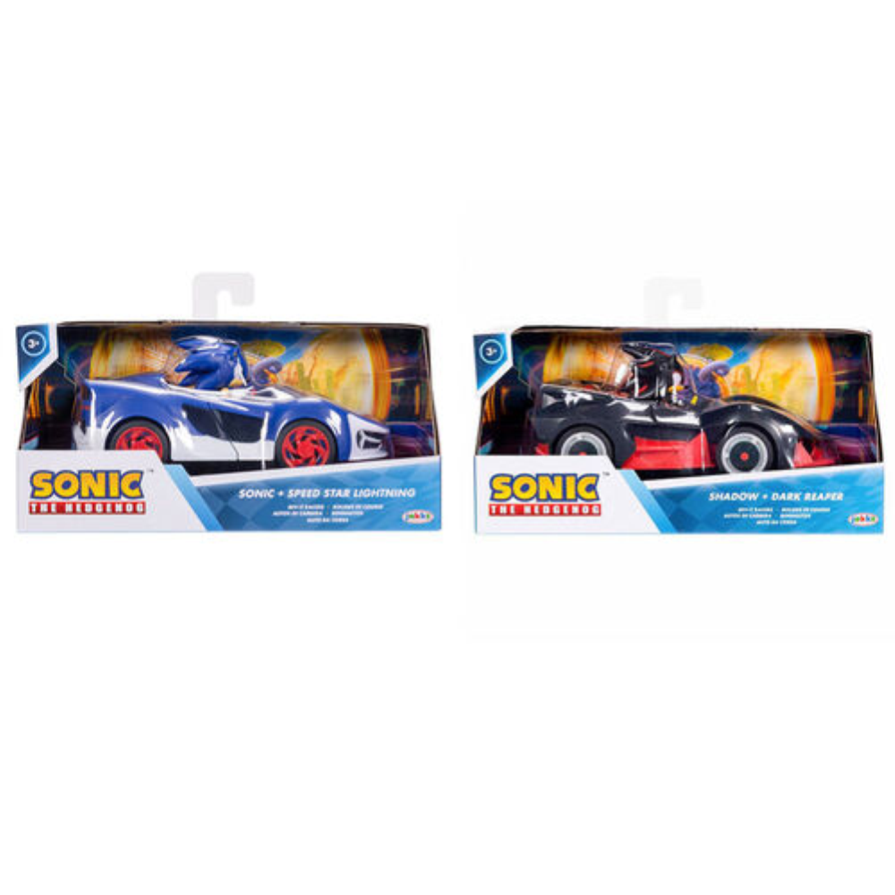 Jakks - Sonic personaggi 6 cm con rev up racer assortimento 428234