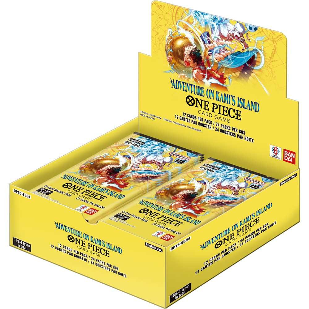 BANDAI Box One Piece Card Game OP-15 ADVENTURE ON KAMIS ISLAND 03/04/2026 (SCAD.03/10/2025)