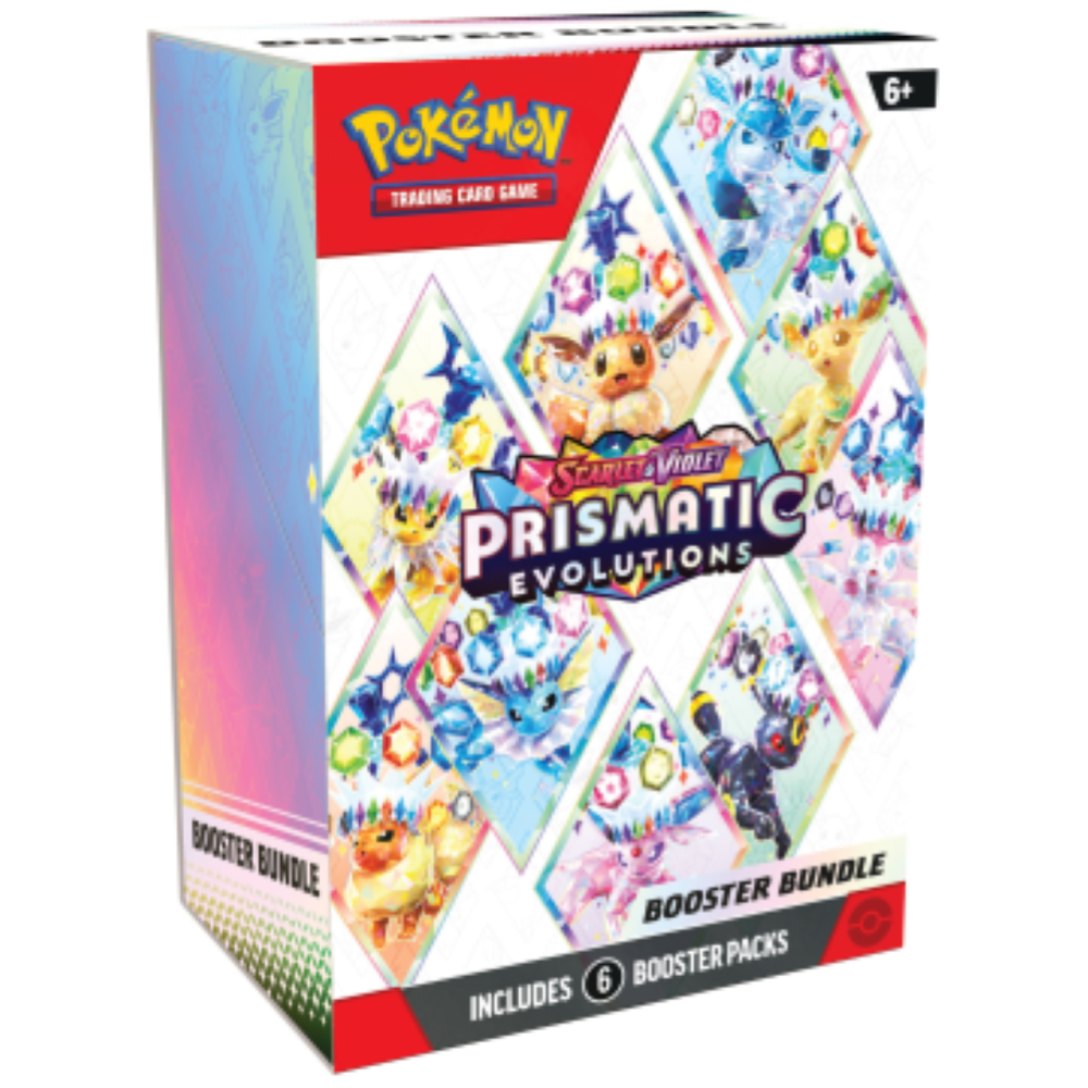 Pokemon - BUNDLE BOX 6 BUSTINE  "Scarlatto e Violetto - 08.5 PRISMATIC EVOLUTION ENG ??/03/25