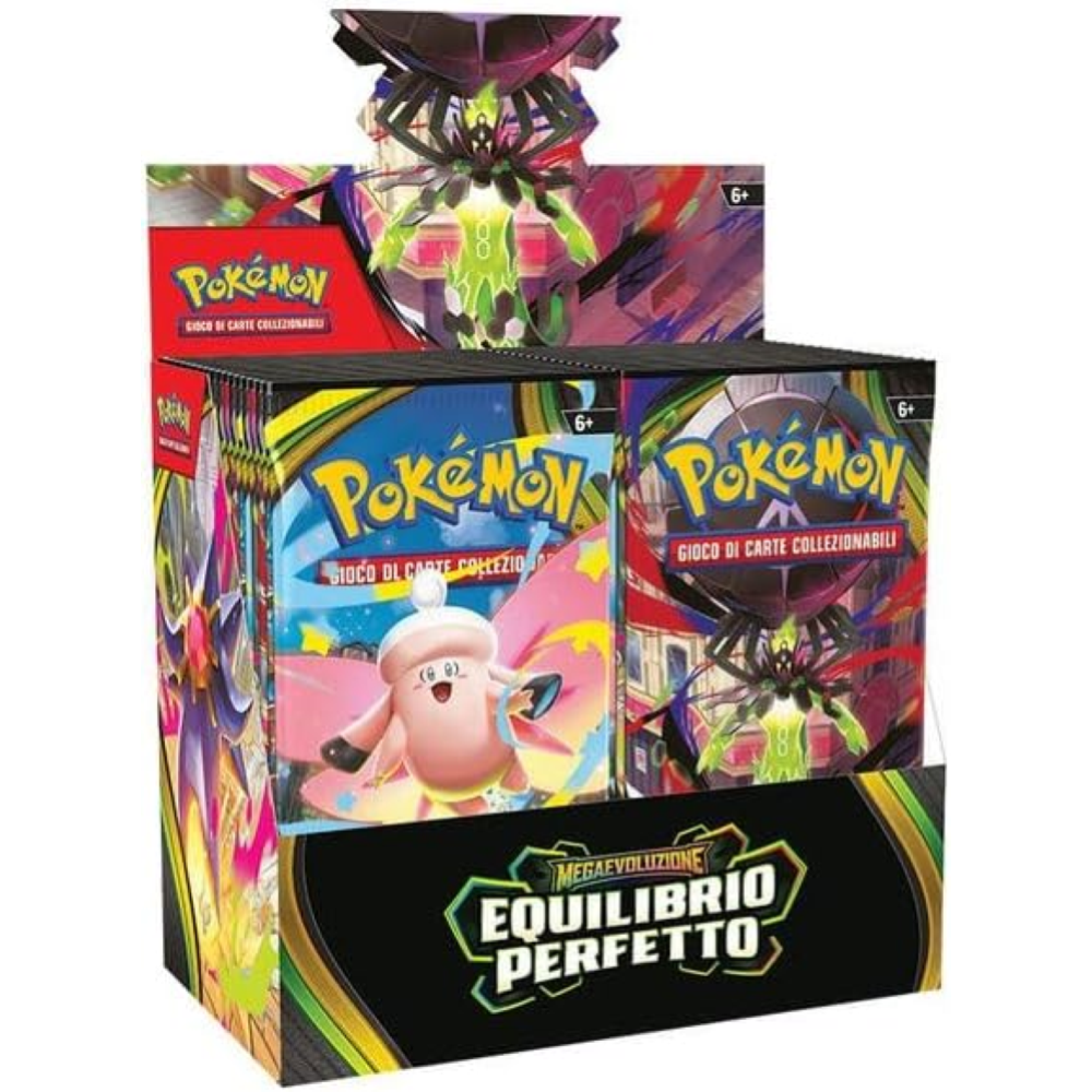 Pokemon - Bustina Singola in Esp. 36 " MEGAEVOLUZIONE EQUILIBRIO PERFETTO" 
