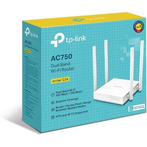 TP-Link - ARCHER C24 - Router (Ethernet) Wi-Fi Dual-Band AC750