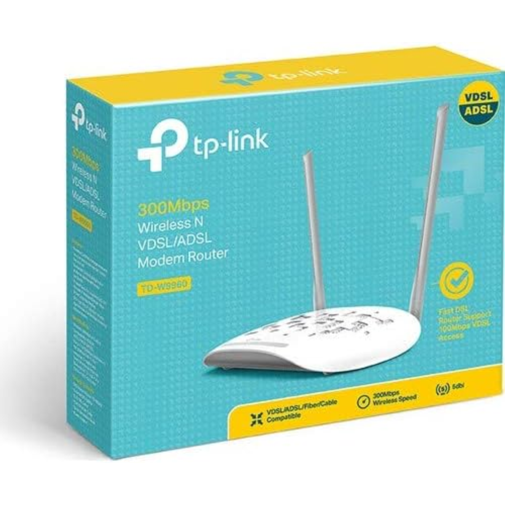 TP-LINK  -  Modem Router FR(VDSL | FTTC | FTTS | ADSL) fino a 100 Mbps, Wi-Fi N300