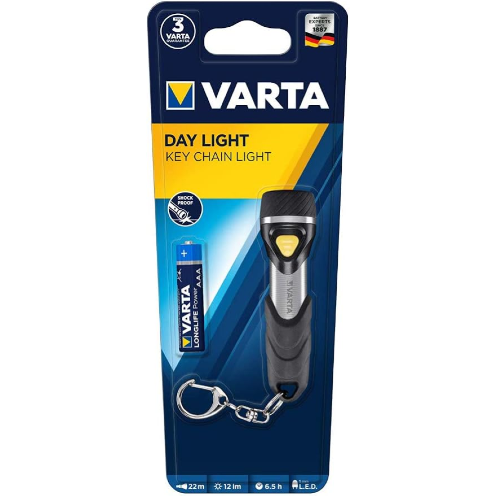 VARTA TORCE -  DAY LIGHT KEY CHAIN LIGHT (incl. 1AAA)