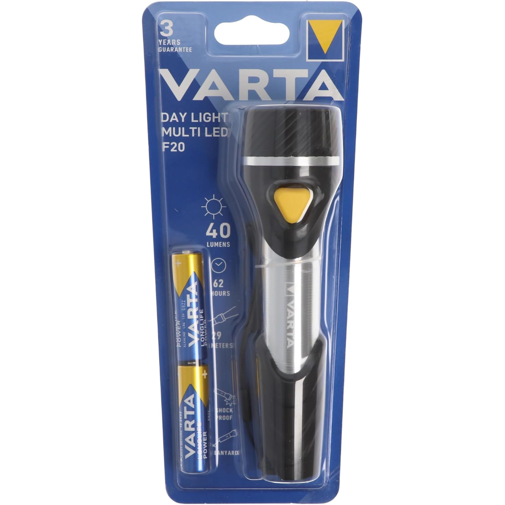 VARTA TORCE -  DAY LIGHT F20 (incl. 2AA)
