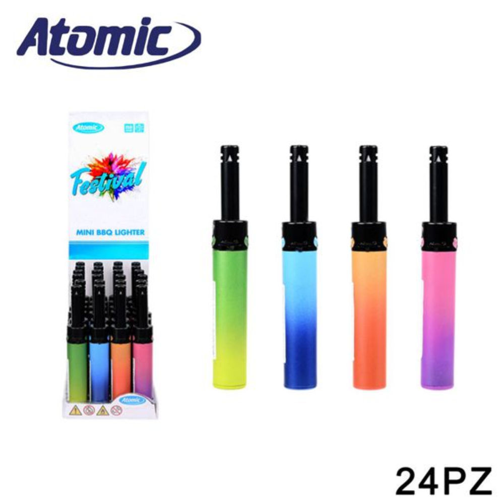 ATOMIC - ACCENDIGAS BBQ MINI -  RAINBOW
