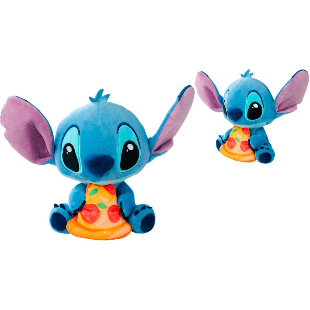 SIMBA - Stitch con cibo cm.25 - 4 asst. (3x Pizza, 1x Gelato, 1x Hamburger, 1x Ciambella)