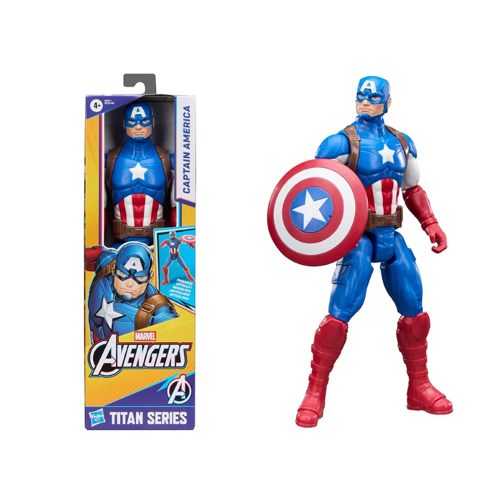 HASBRO GAMING - AVENGERS TITAN HERO ARTICOLATO CAPITAN 30CM