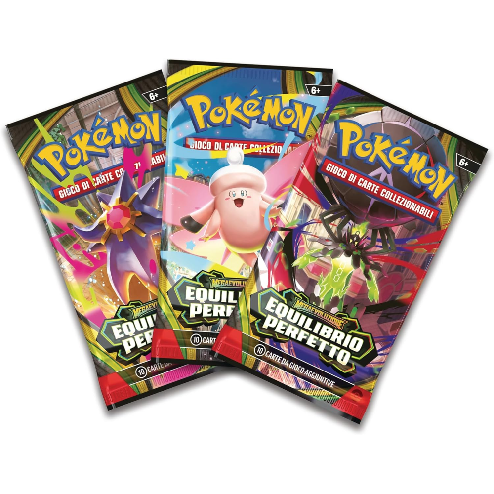 POKEMON M3 3 PACK BLISTER DELL'ESPANSIONE MEGAEVOLUZIONE EQUILIBRIO PERFETTO (IT)