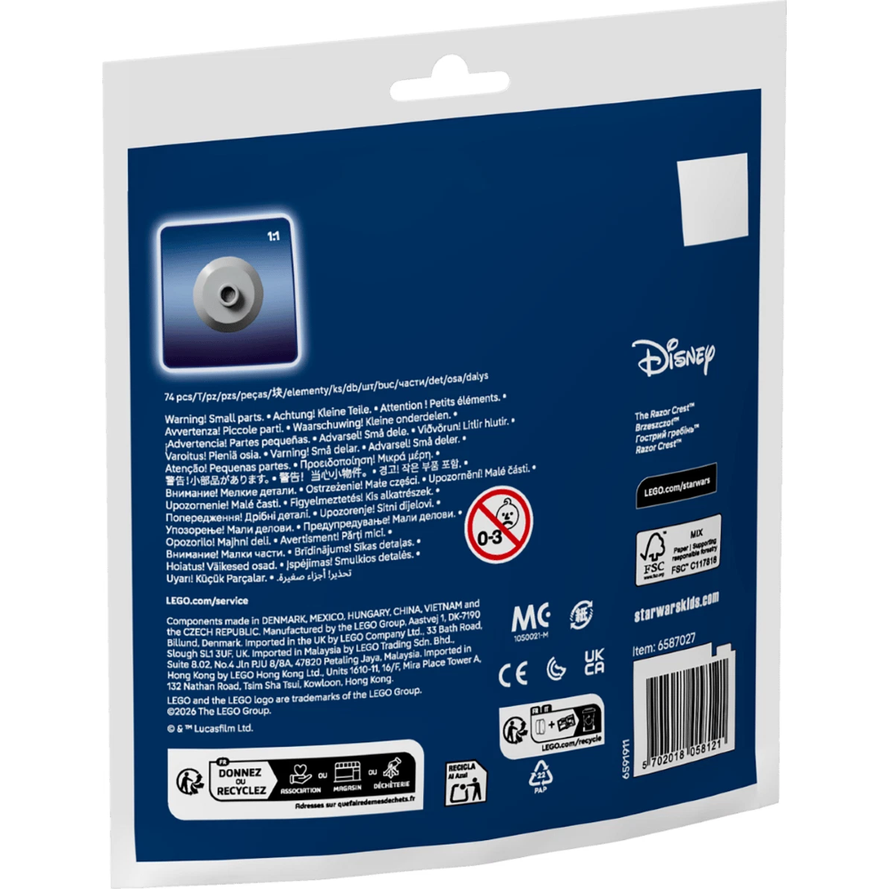 LEGO POLYBAG STAR WARS - Mini-modello di Razor Crest™ 30728