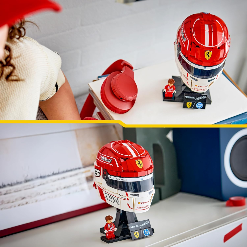 LEGO Editions Formula 1 - Casco di Charles Leclerc Scuderia Ferrari HP 43014