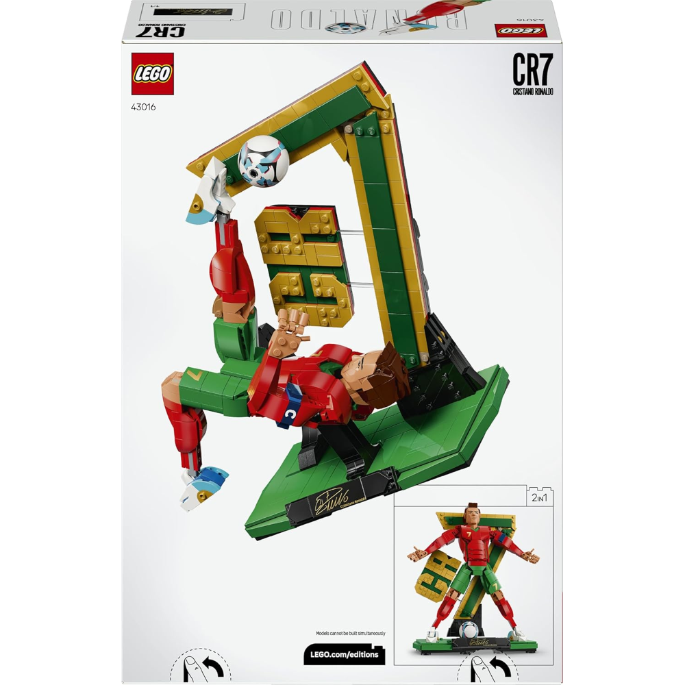 LEGO Editions Football - Cristiano Ronaldo – Leggenda del calcio 43016