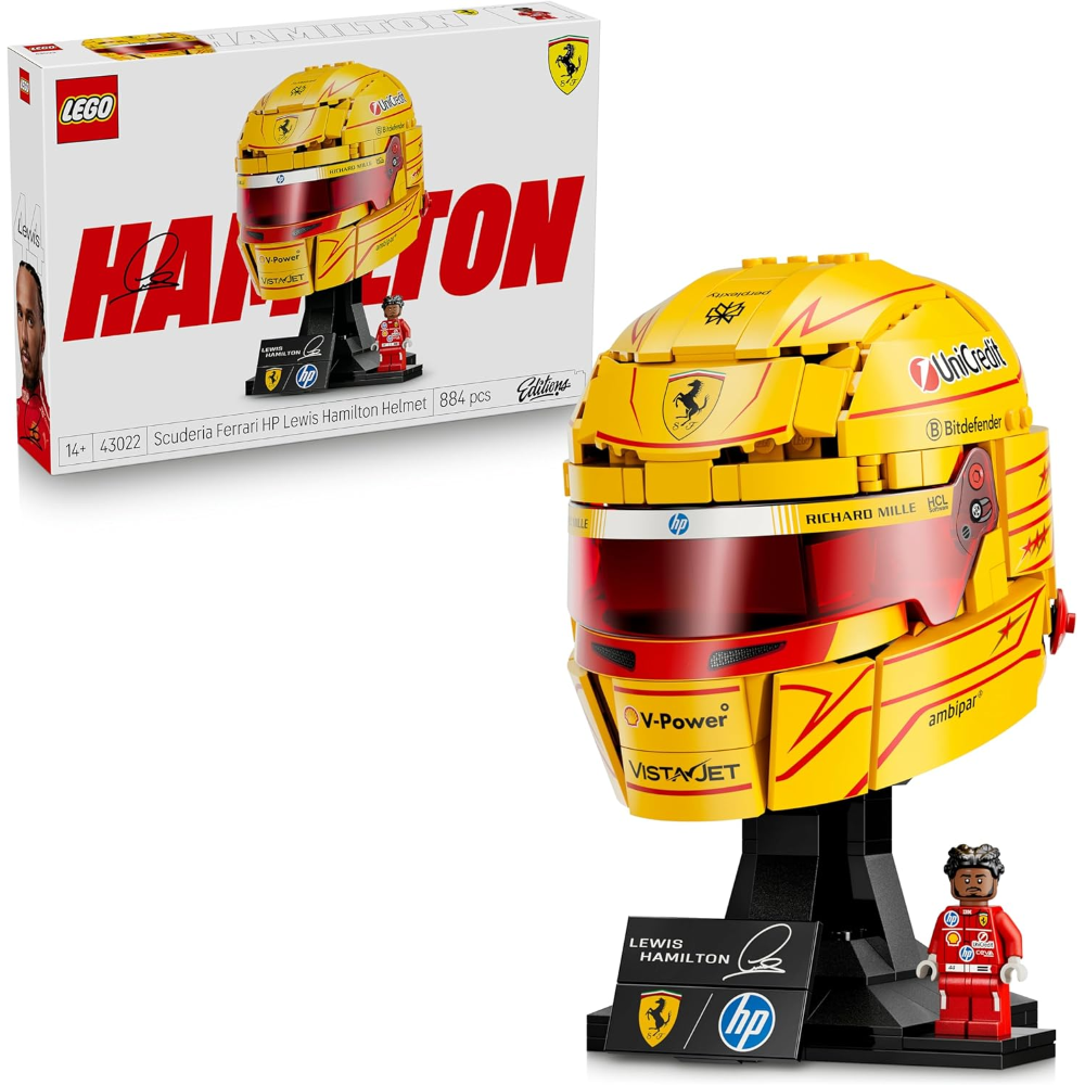 LEGO Editions Formula 1 - Scuderia Ferrari HP Lewis Hamilton Helmet 43022