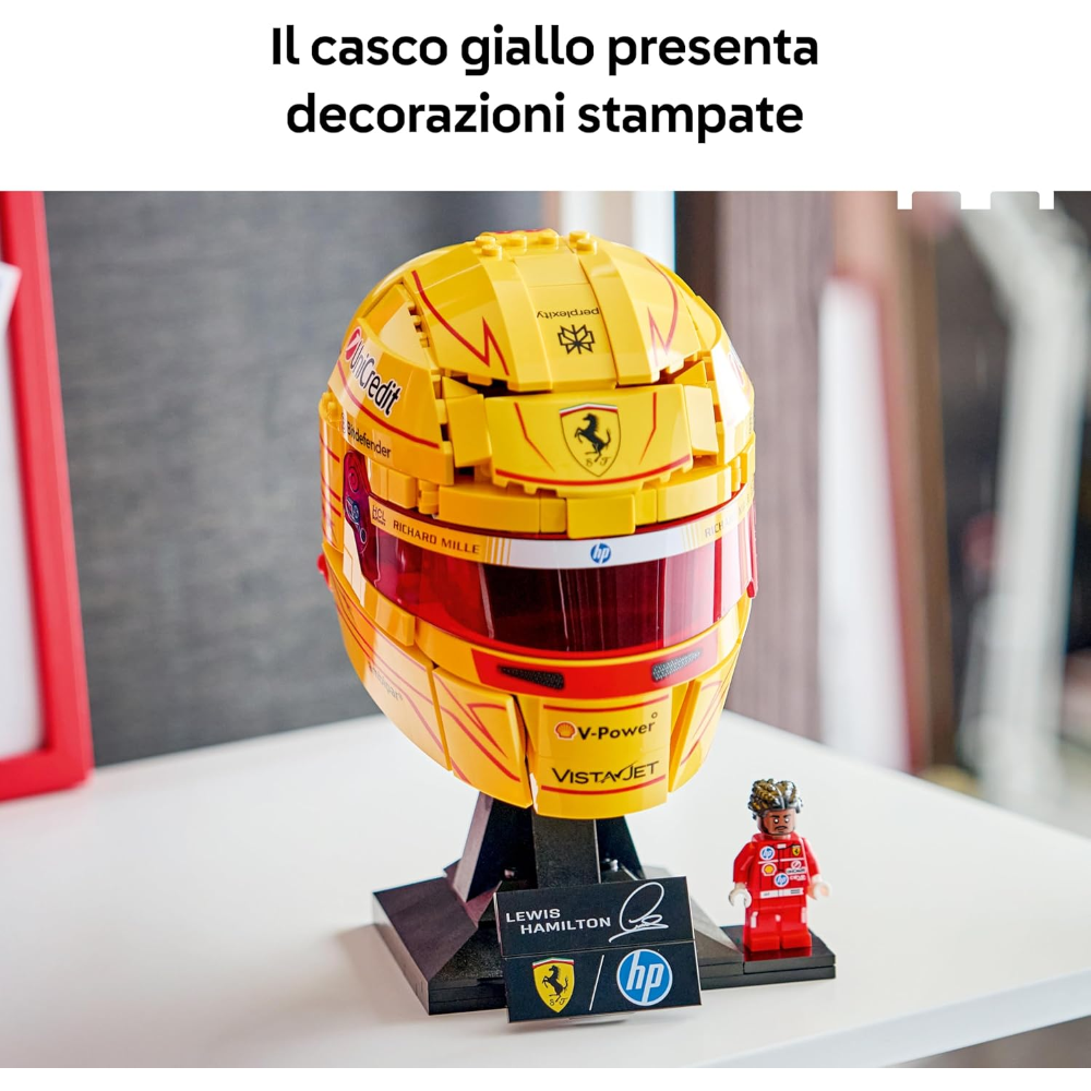LEGO Editions Formula 1 - Scuderia Ferrari HP Lewis Hamilton Helmet 43022