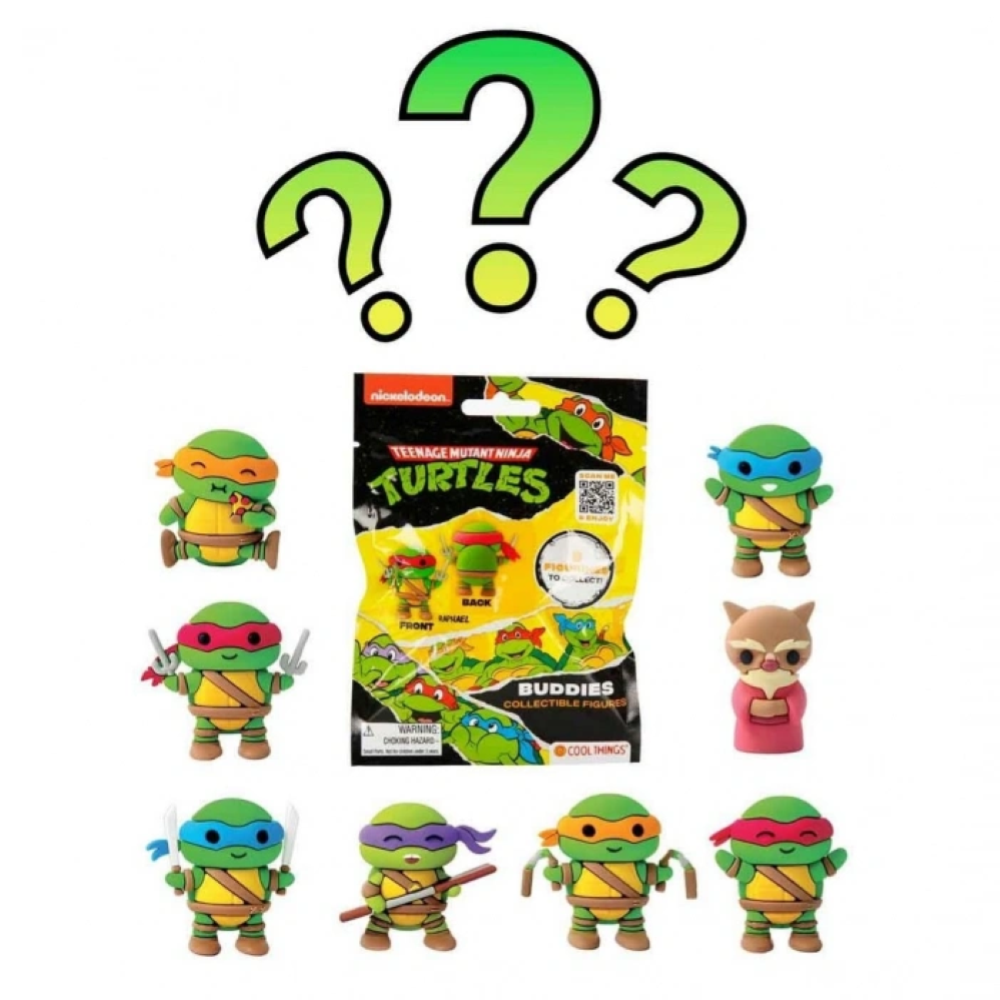 COOLTHINGS - BLIND BAGS "TEENAGE MUTANT NINJA TURTLES BUDDIES" MISTERY COLLECTIBLE FIGURES