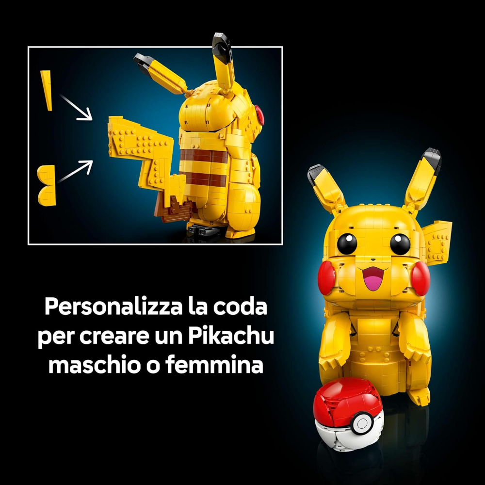 LEGO POKEMON - Pikachu e Poké Ball 72152  