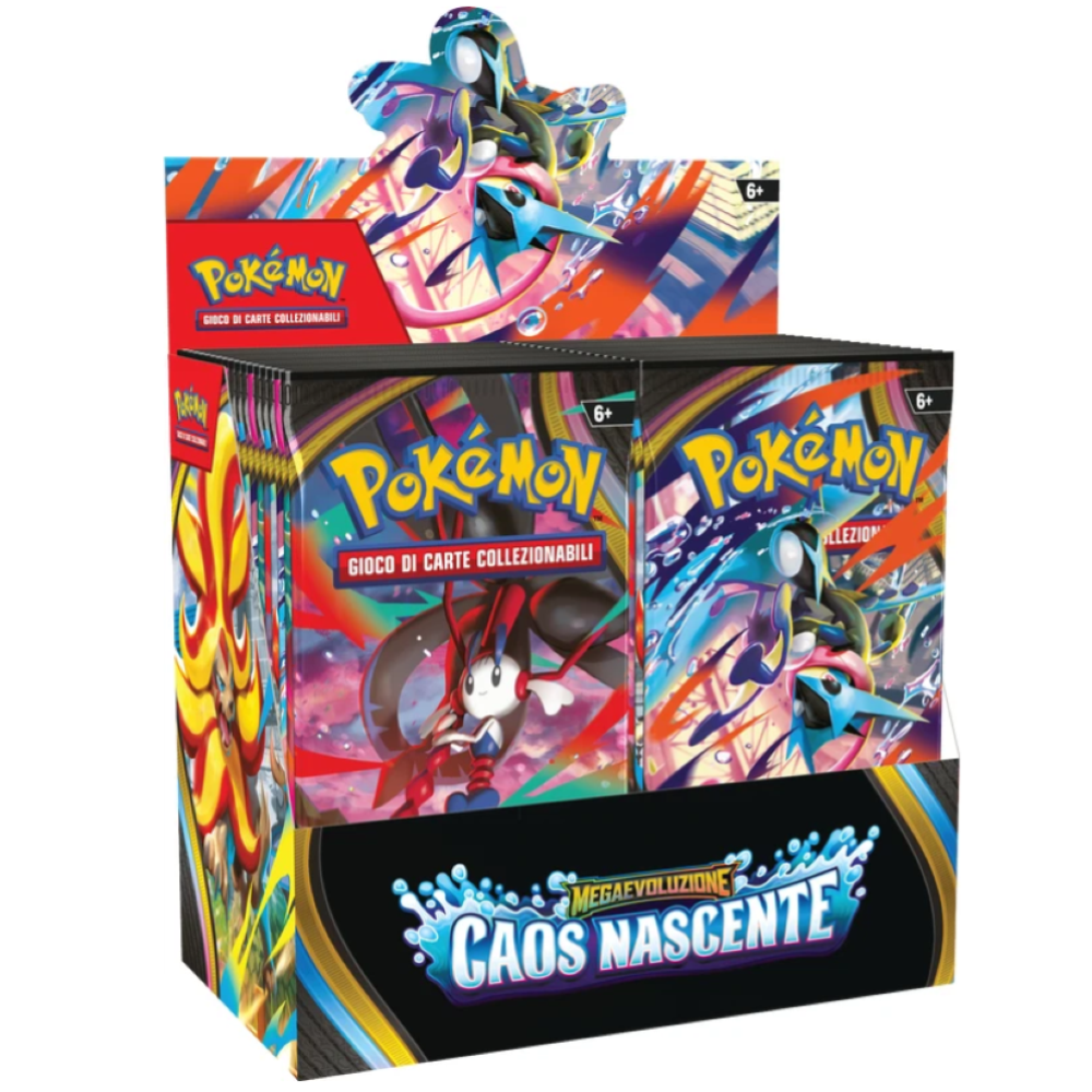 Pokemon - Bustina Singola in Esp. 36 "MEGAEVOLUZIONE - M4 CAOS NASCENTE " IT