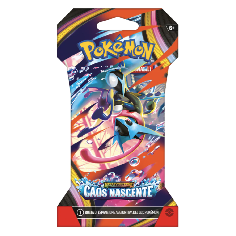 Pokemon - Bustina Sing. in "Paper Sleeve" "M4 MEGAEVOLUZIONI CAOS NASCENTE" IT