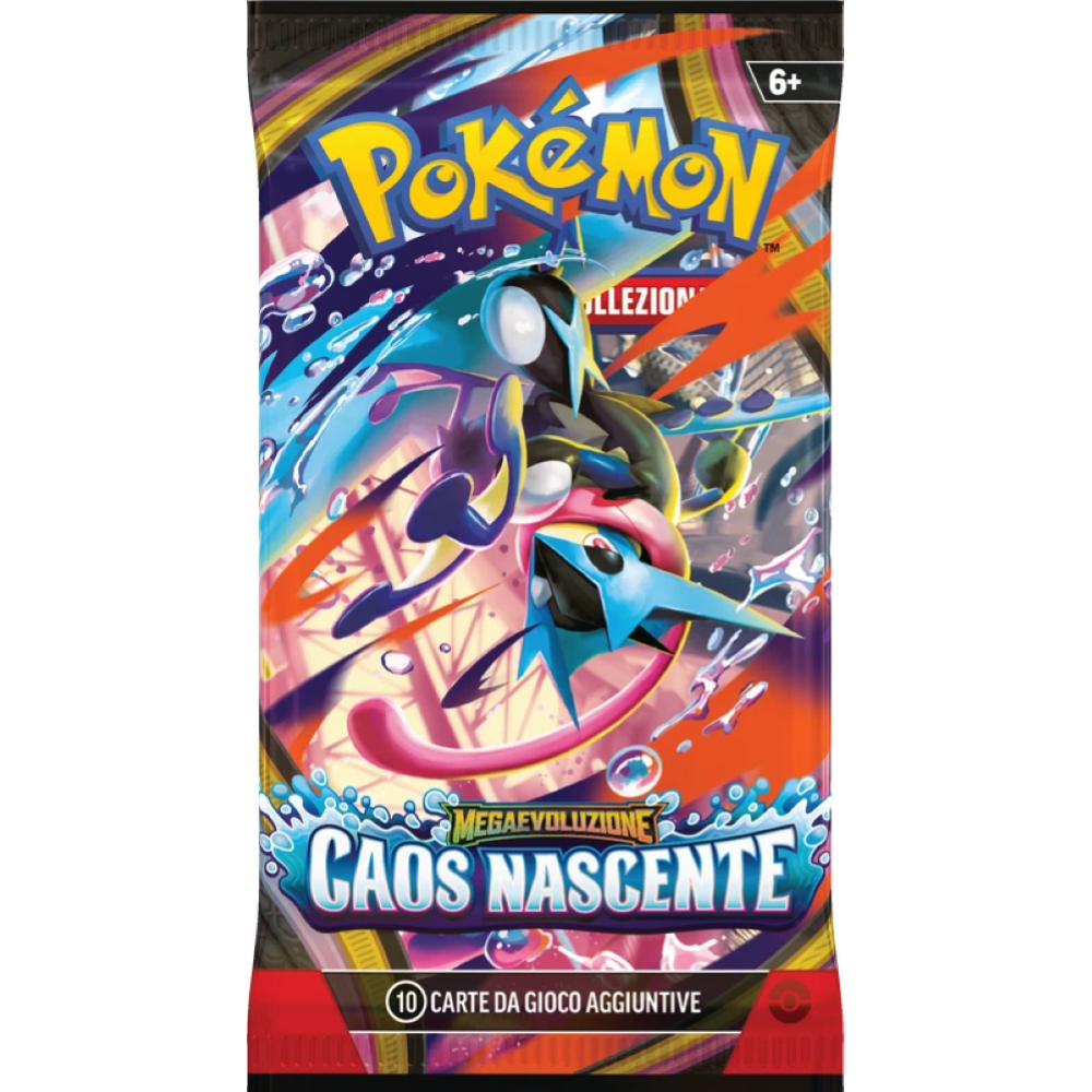 Pokemon - Blister 3 buste "M4 MEGAEVOLUZIONI CAOS NASCENTE" IT