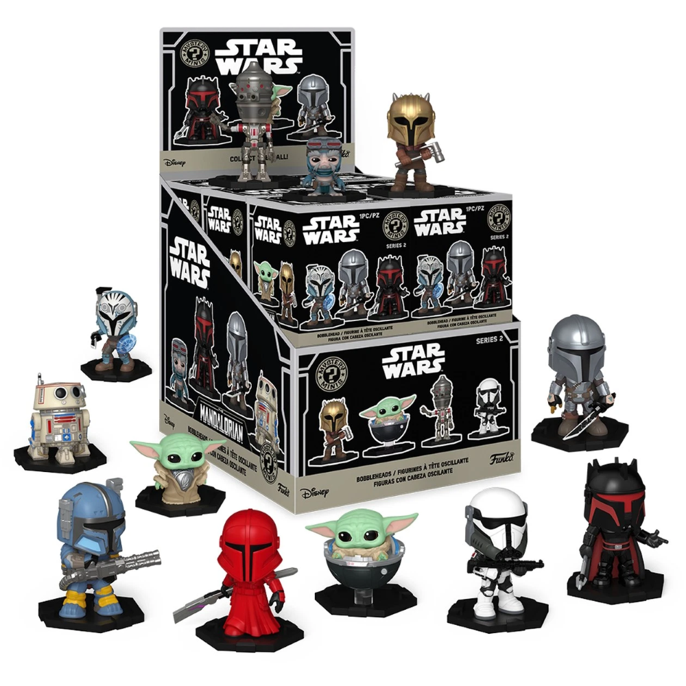 FUNKO POP 81366 STAR WARS: THE MANDALORIAN - 81366 MYSTERY MINI BLIND BOX - DISPLAY 12PZ 