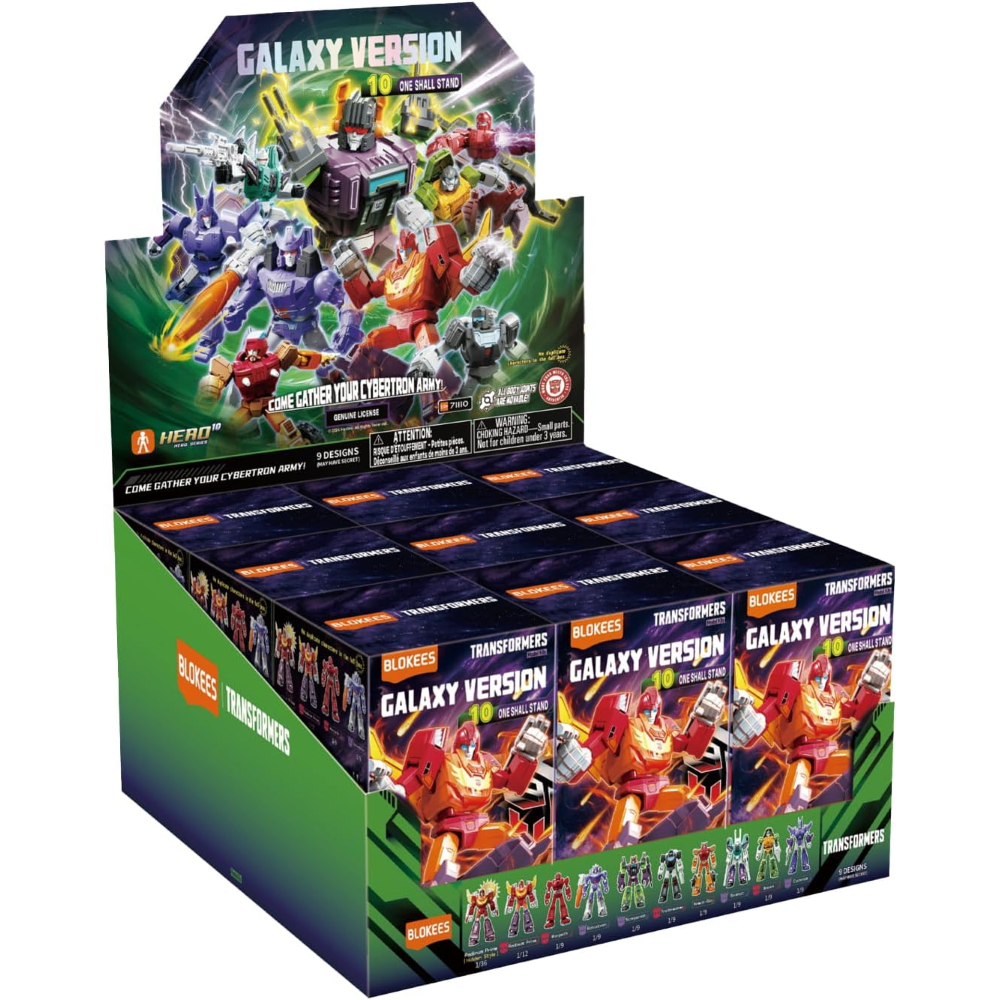 Blokees - Transformers Blind Box - Galaxy Version 10 - 71110 One Shall  DISPLAY 9PC 