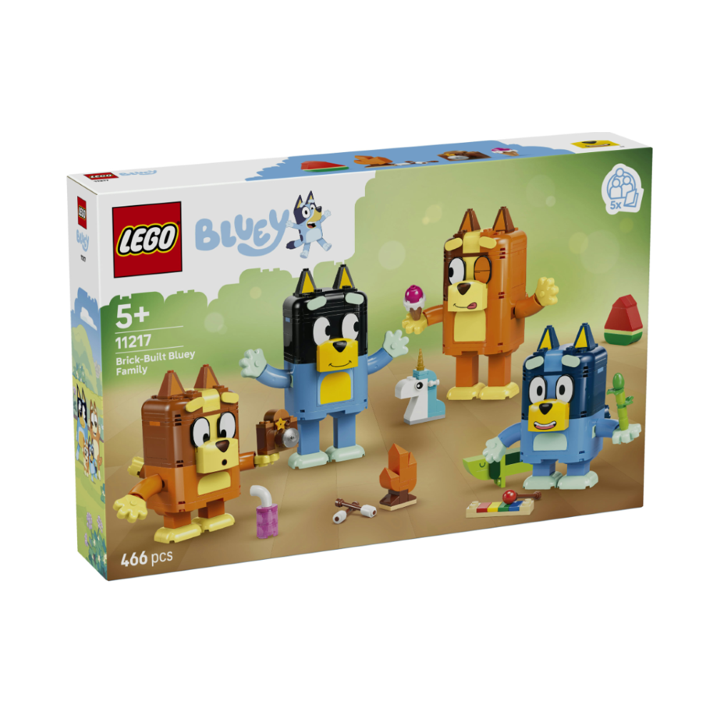 LEGO BLUEY - Famiglia Bluey in mattoncini 11217