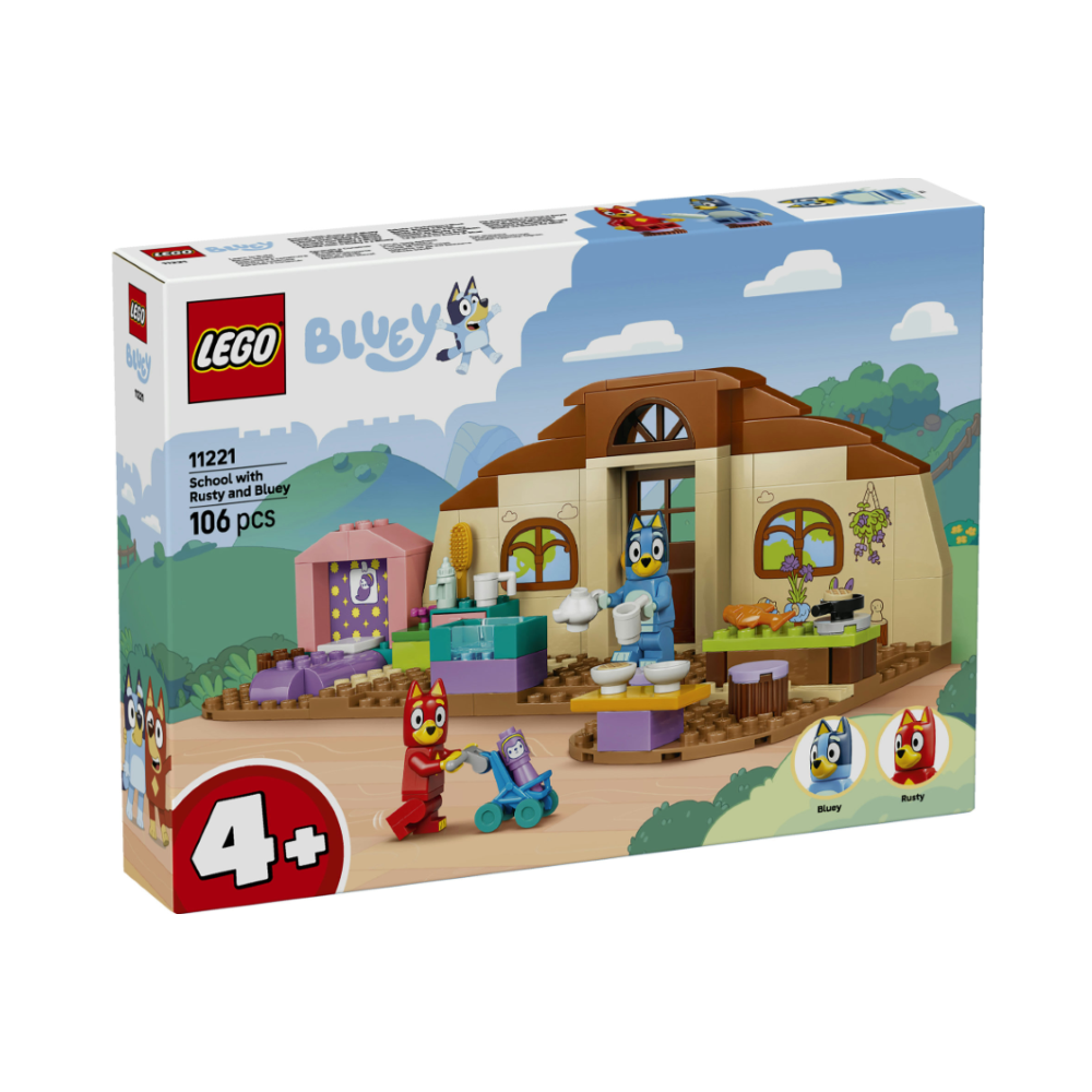 LEGO BLUEY - A scuola con Rusty e Bluey 11221