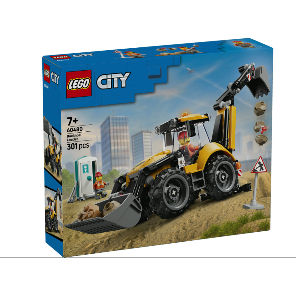 LEGO CITY - Scavatrice da cantiere gialla 60480