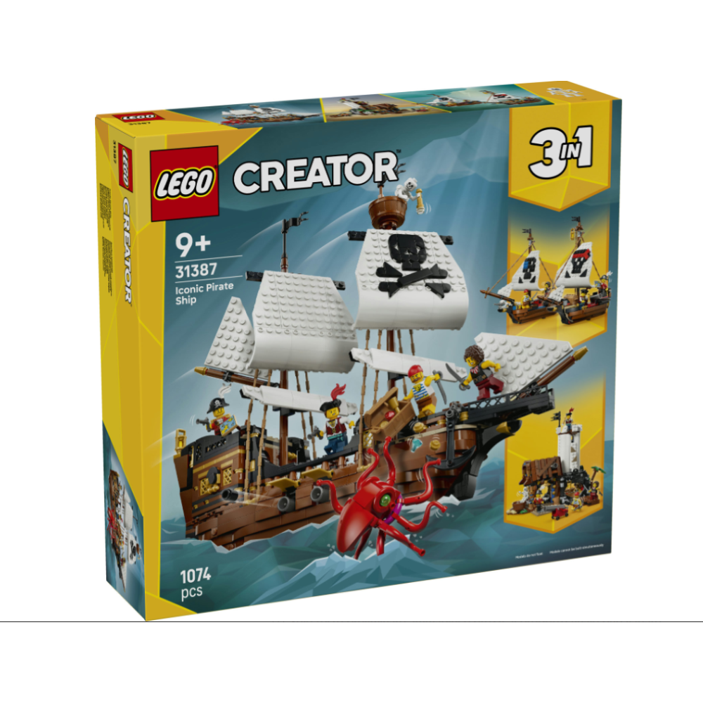 LEGO CREATOR - Iconica nave da pirata 31387