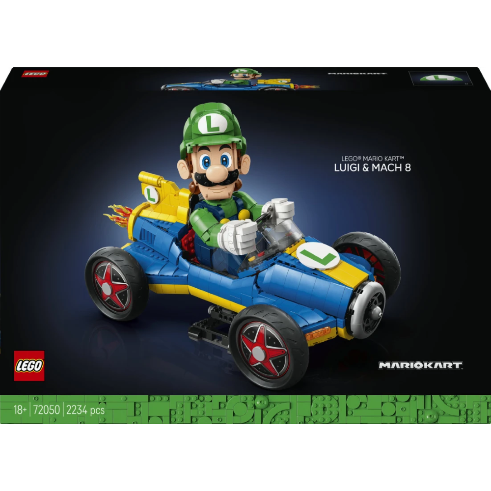 LEGO SUPER MARIO - Mario Kart™ – Luigi & Mach 8  72050 